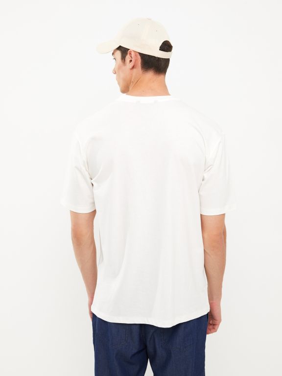 Crew Neck Short Sleeve Men's T-shirt
