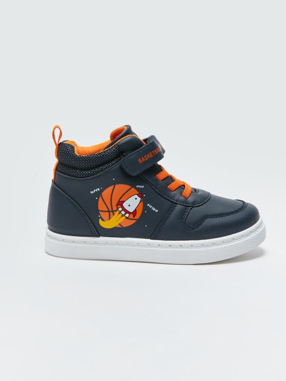 Lace-Up and Velcro Ankle Boys Sports Shoes