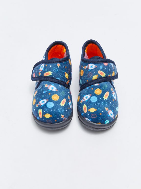 Printed Velcro Closure Baby Boy Panduf