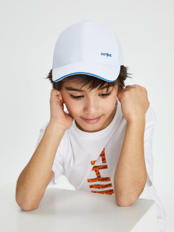 Letter Embroidered Boys Cap Hat