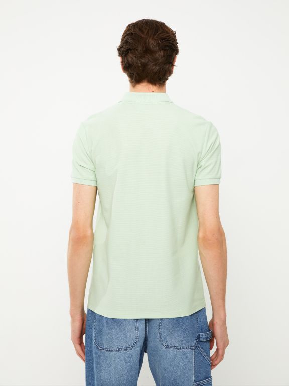 Polo Neck Short Sleeve Men's T-Shirt