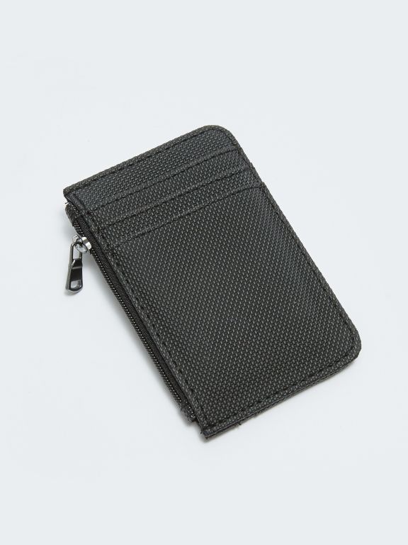 Leather Look Card Holder