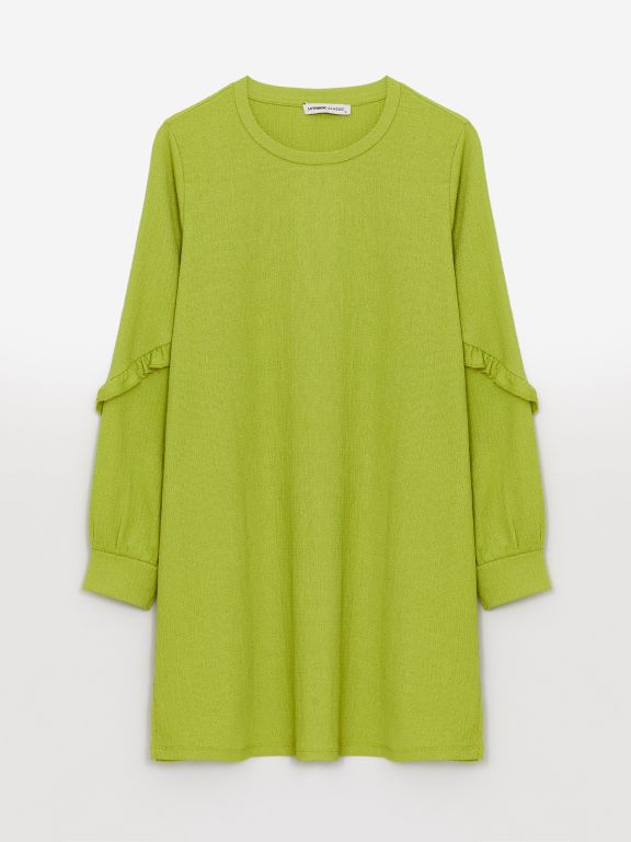 Crew Neck Regular Long Sleeve Women's Tunic
