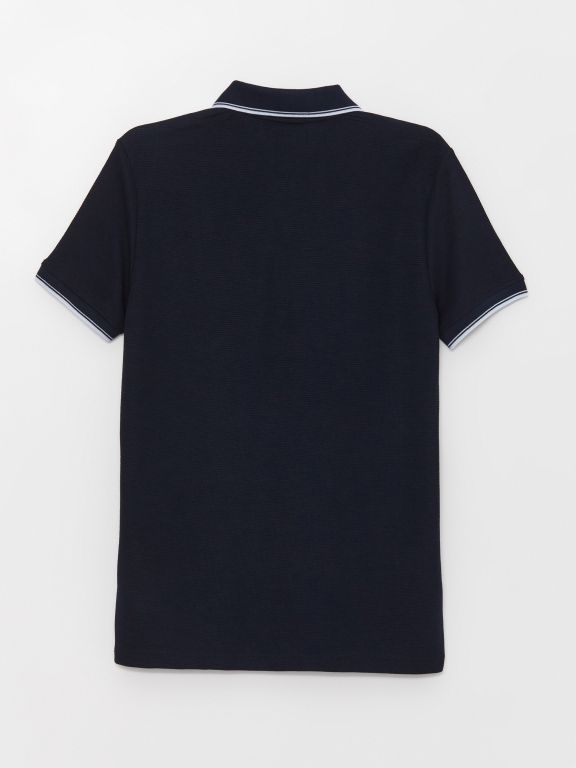 Polo Neck Short Sleeve Men's T-Shirt