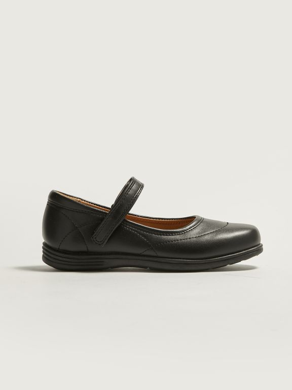 Leather Look Velcro Girl Child Ballet