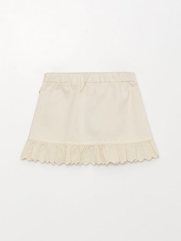 Frill Detailed Baby Girl Skirt