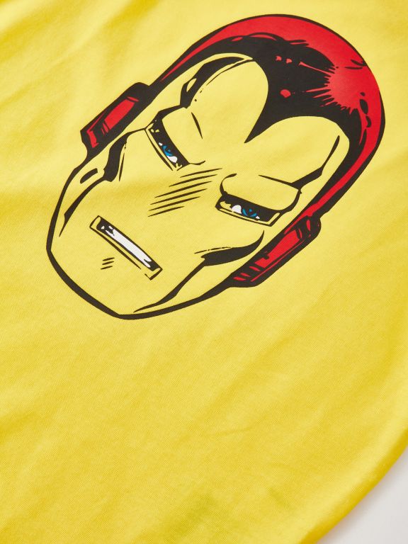 Crew Neck Marvel Printed Short Sleeve Boy T-Shirt 2-Pack