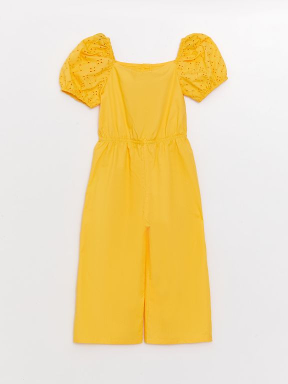 Square Collar Girls Overalls