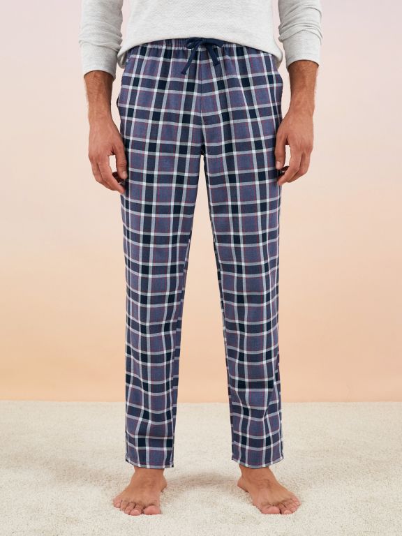 Standard Fit Plaid Men's Pajama Bottoms