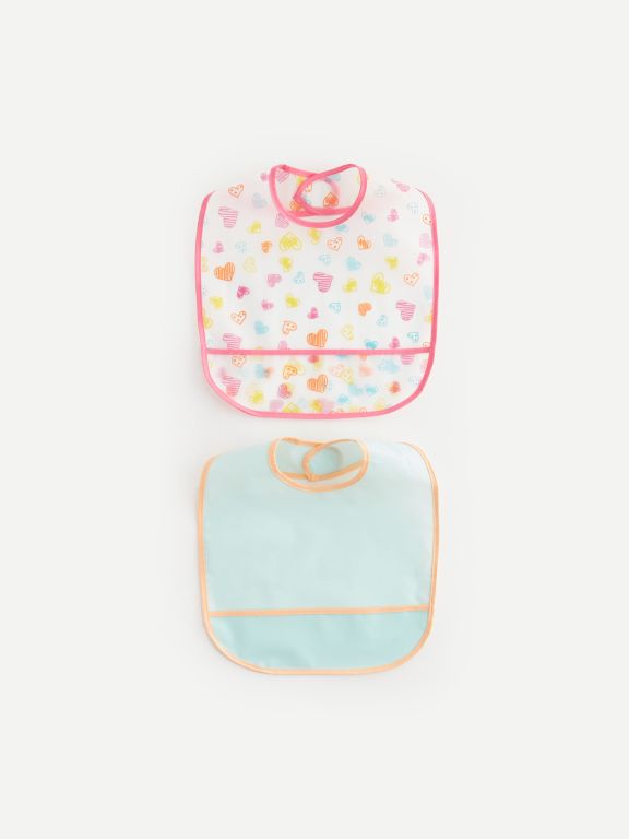 2-pack Baby Girl's Bib