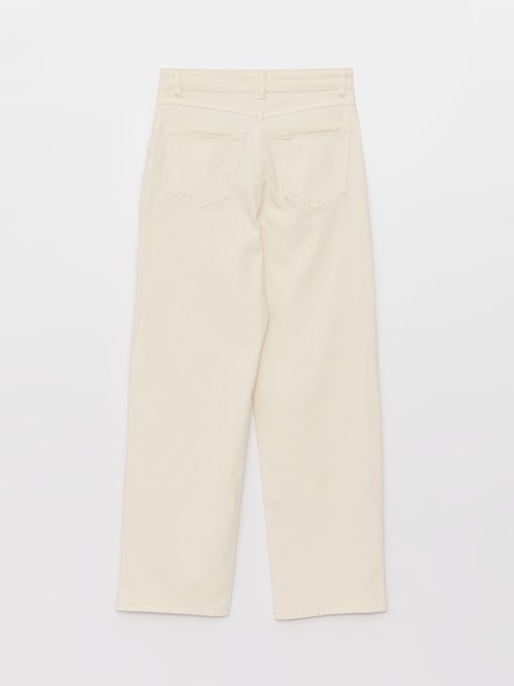 Standard Fit Regular Gabardine Women's Trousers
