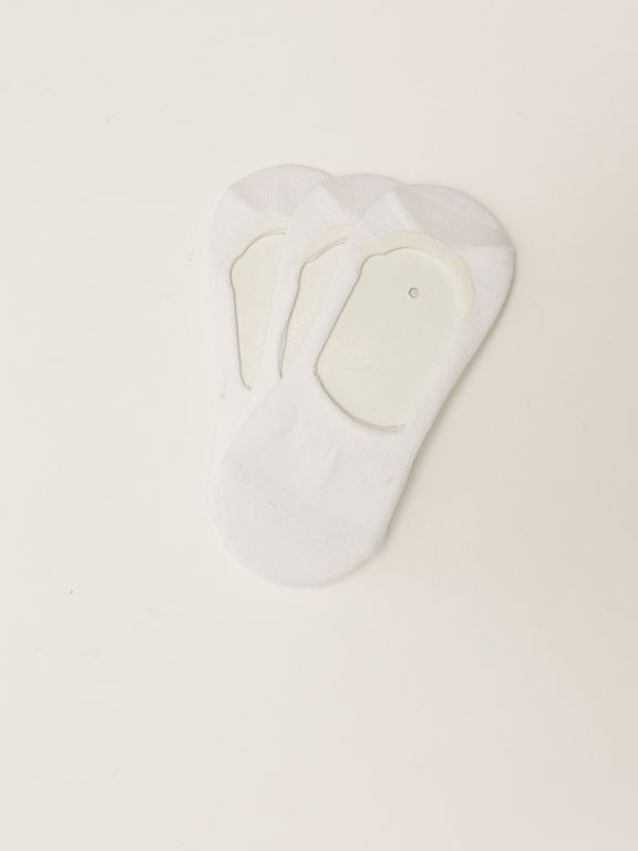 Basic Girls' Baby Flat Socks 3 Pack
