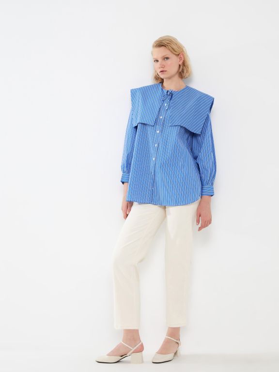 Standard Fit Regular Gabardine Women's Trousers