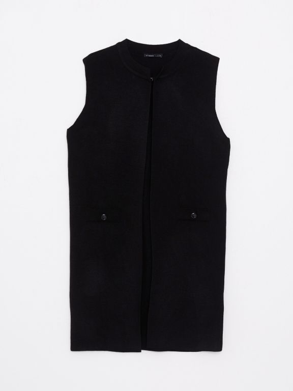 Crew Neck Regular Women's Tricot Vest