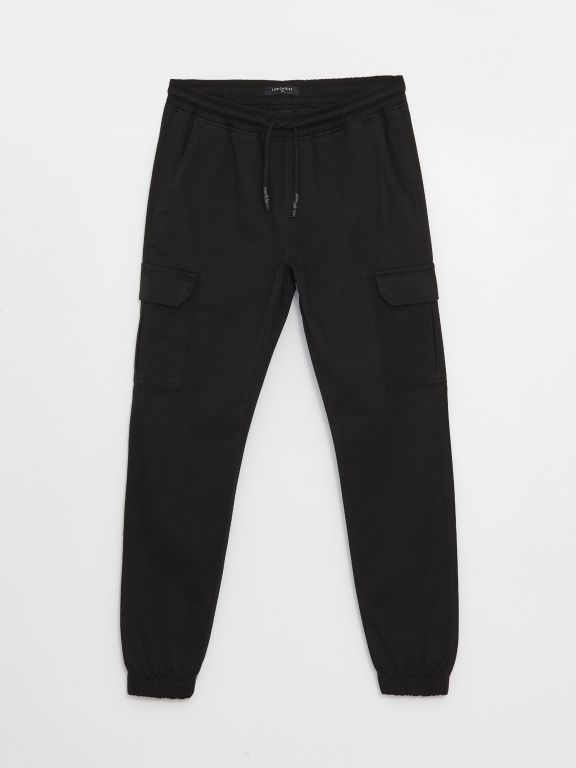 Slim Fit Gabardine Men's Jogger Trousers