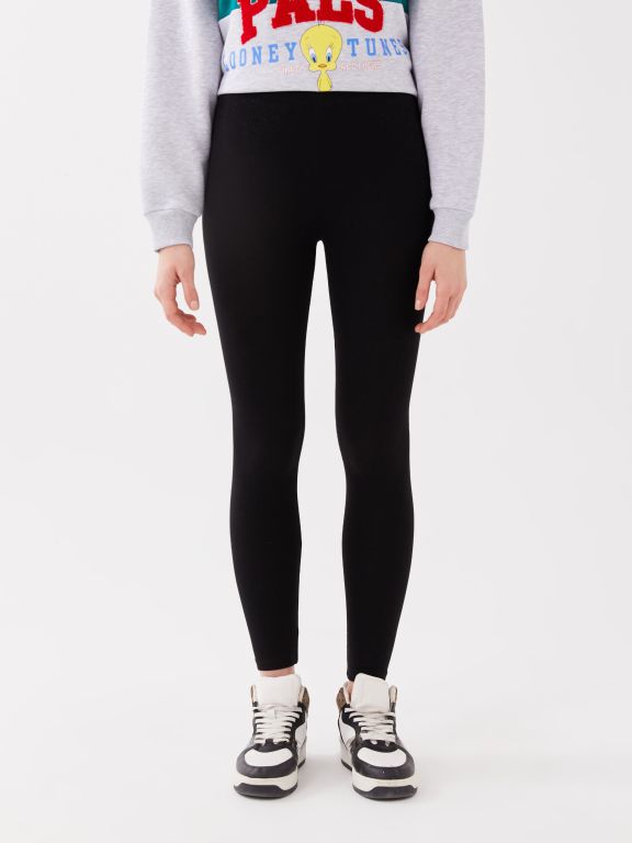 Women's Elastic Waist Regular Tights