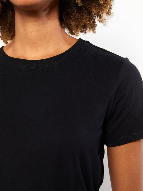 Crew Neck Regular Short Sleeve Women's T-shirt