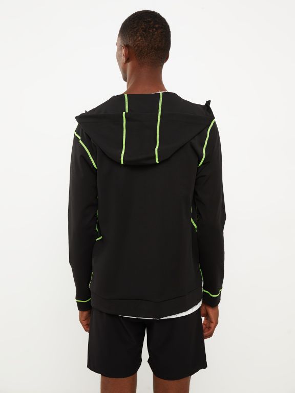 Slim Fit Hoodie Men's Sports Cardigan