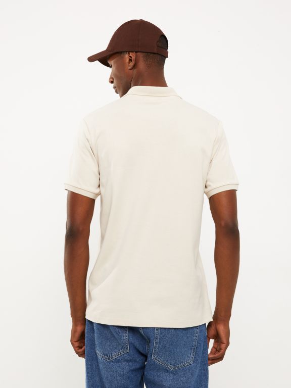 Polo Neck Short Sleeve Men's T-Shirt