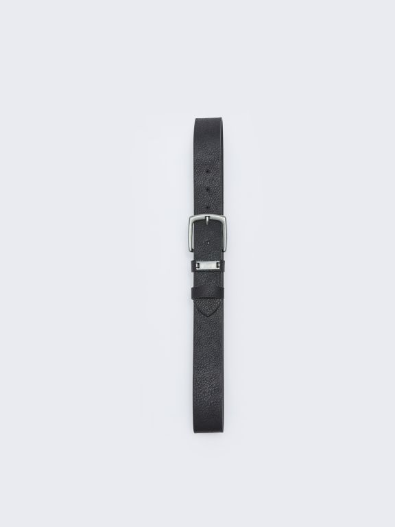 Faux Leather Men's Belt