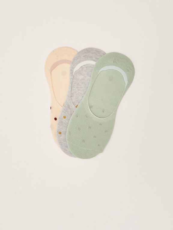 Polka Dot Women's Ballet Socks 3-Pack