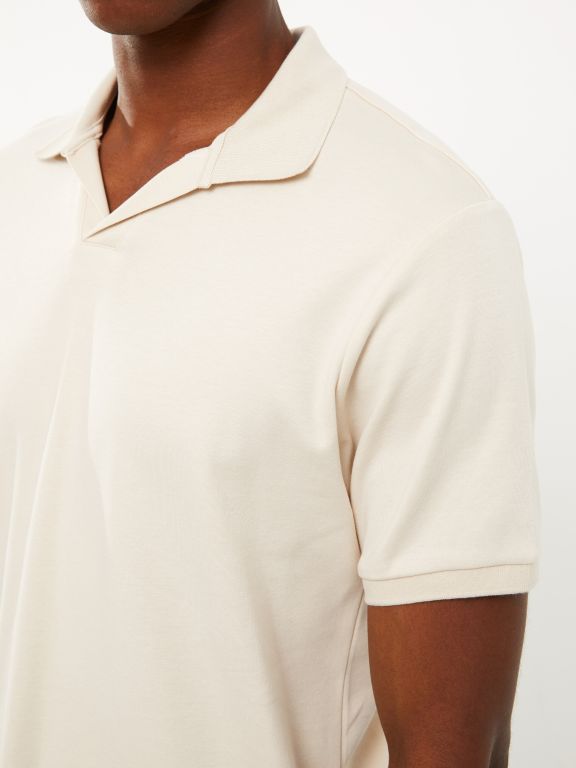 Polo Neck Short Sleeve Men's T-Shirt