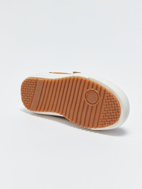Color Block Lace and Velcro Closure Baby Boy Sneakers