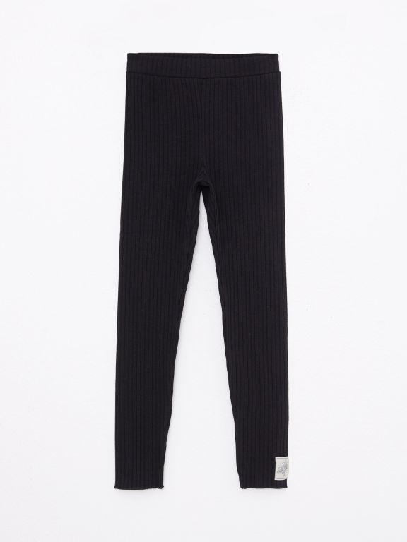Elastic Waist Basic Girl Tights