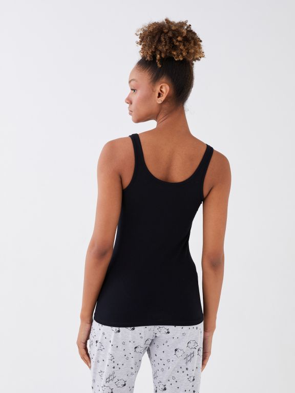 U Neck Regular Strappy Women's Singlet
