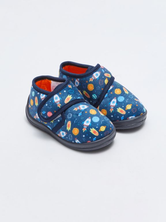 Printed Velcro Closure Baby Boy Panduf