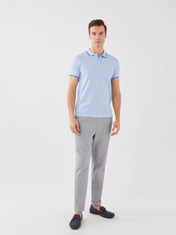 Polo Neck Short Sleeve Pike Men's T-shirt