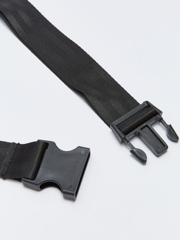 Label Detailed Men's Waist Bag