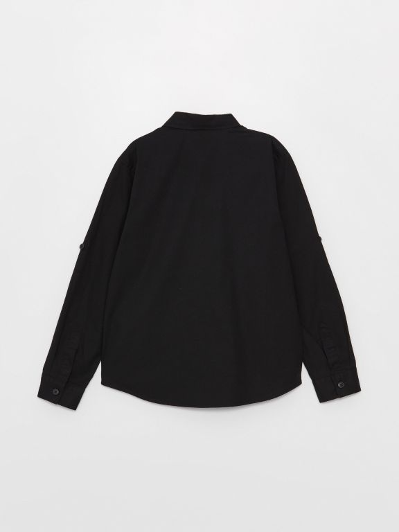 Basic Long Sleeve Boy Shirt