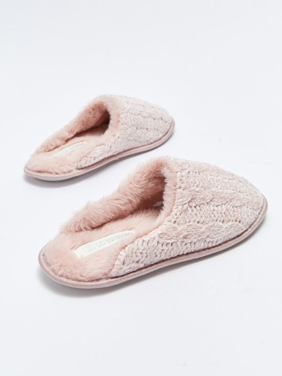 Self Patterned Women's House Slippers