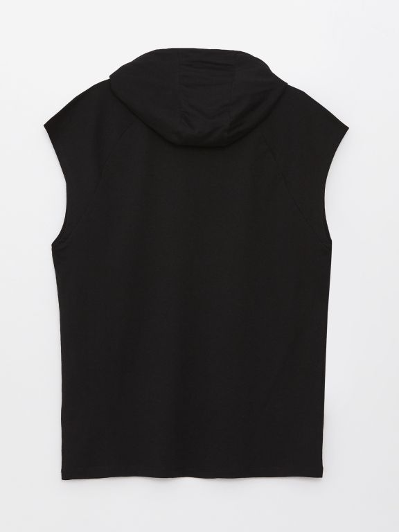Men's Hooded Sleeveless T-Shirt