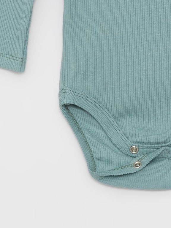 Crew Neck Baby Boy Snap Snap Body 2 Pack
