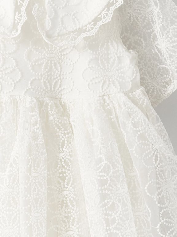 Baby Collar Short Sleeve Lace Baby Girl Dress