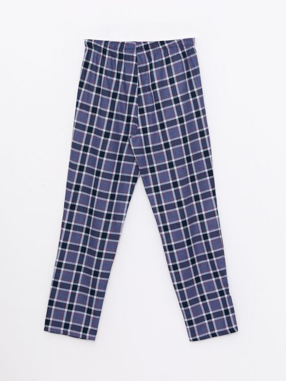 Standard Fit Plaid Men's Pajama Bottoms