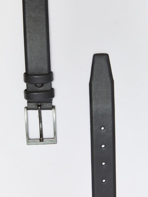 Leather Look Mens Chino Belt