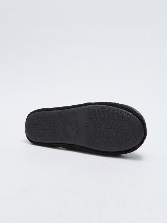 Printed Closed Front Men's Indoor Slippers