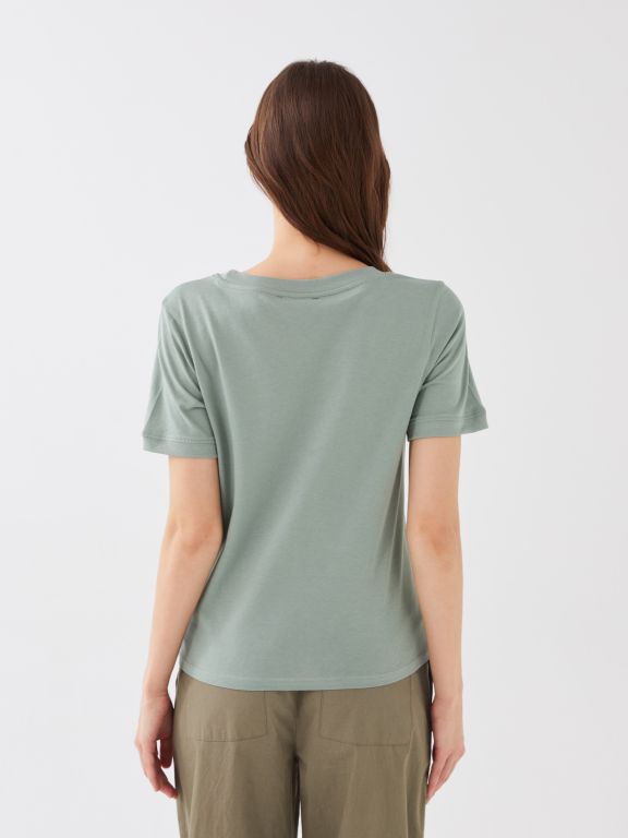 Women's Crew Neck Short Sleeve T-Shirt