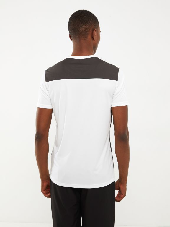 Crew Neck Short Sleeve Men's Sports T-Shirt