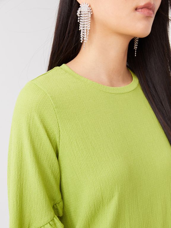Crew Neck Regular Long Sleeve Women's Tunic