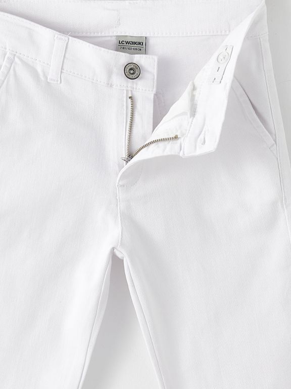 Super Skinny Fit Boys Gabardine Trousers