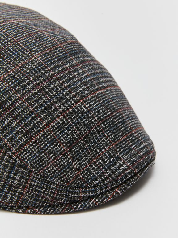 Checked Men's Flat Cap