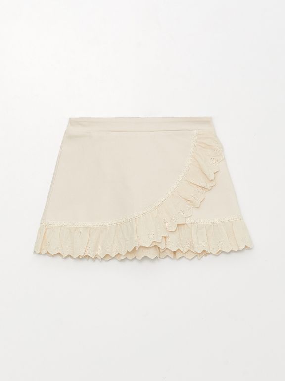 Frill Detailed Baby Girl Skirt