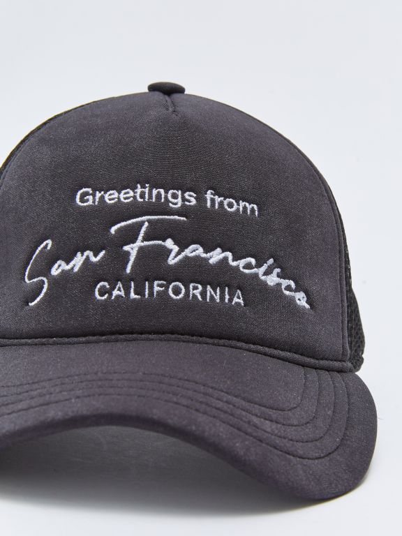 Women's Cap Hat With Lettering Embroidery