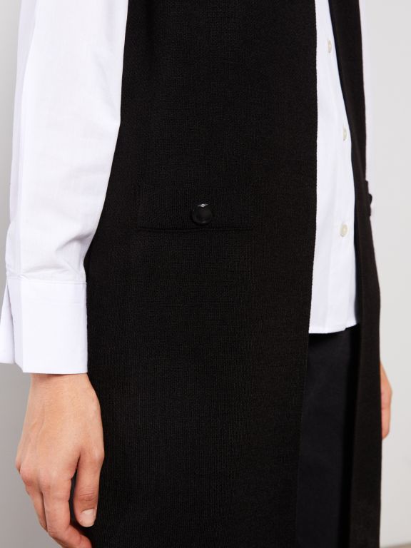 Crew Neck Regular Women's Tricot Vest