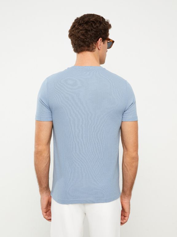 Crew Neck Short Sleeve Men's T-shirt