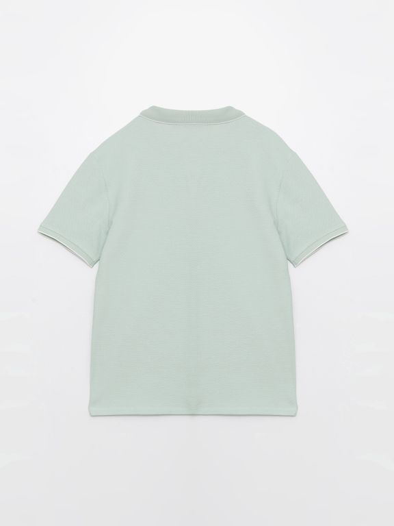Polo Neck Short Sleeve Men's T-Shirt